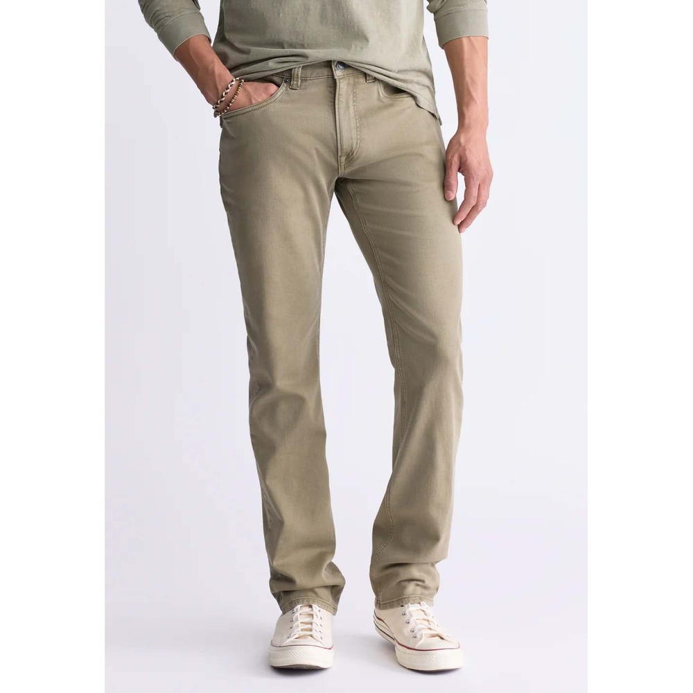 Buffalo David Bitton Straight Six Chino Pants Mens‎ 36x32 Olive NWT Stretch